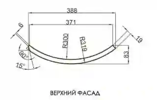 Вогнутый верхний фасад